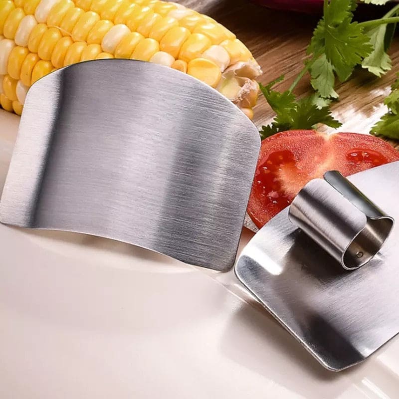 Stainless Steel Finger Guard, Knife Cut Protector, Vegetable Cutting Hand Protector Stainless Steel Finger Guard, Knife Cut Protector, Vegetable Cutting Hand Protector